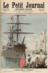 Die französische Flottille in Portsmouth, aus 